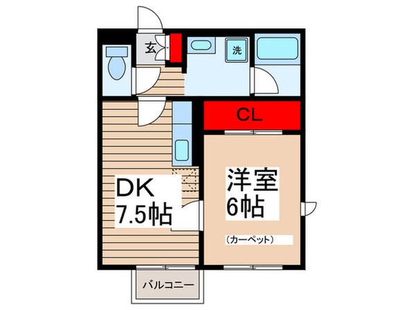 コンフォ－ル柴又の物件間取画像